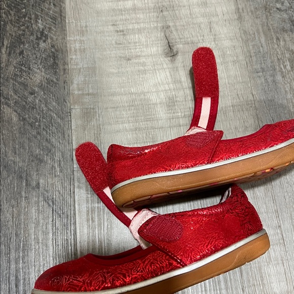 Livie & Luca Metallic Red Mary Jane size 10 - Picture 3 of 11